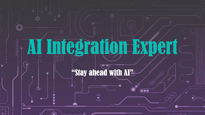 integrate ai into existing software or create one