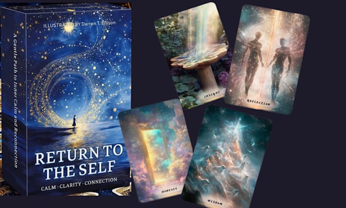 design custom tarot or oracle card deck with professional artwork