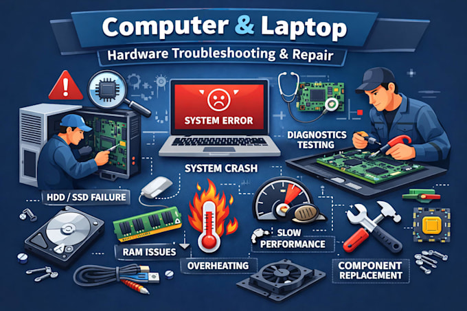 Fix your computer, laptop, windows issues and provide it support by ...