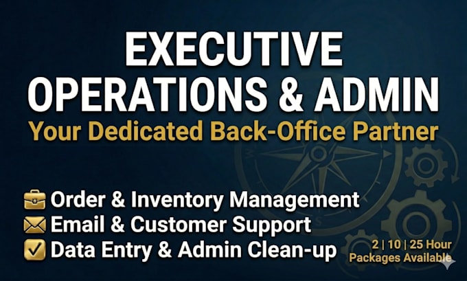 provide professional back office and operations support