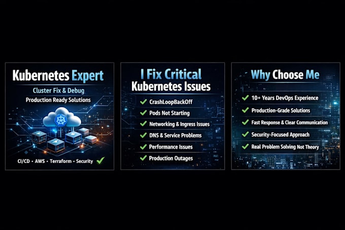 fix your kubernetes cluster