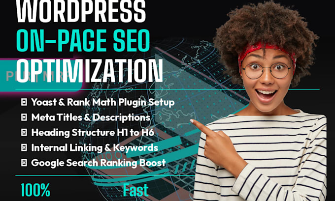 wordpress on page SEO optimization fix blog website ranking with rank math yoast