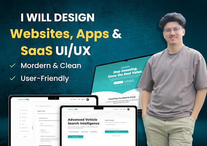 create user friendly UI UX design for web and mobile apps