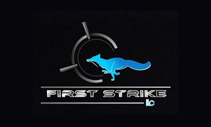 make greatest wolf coyote fox hunting logo for first strike