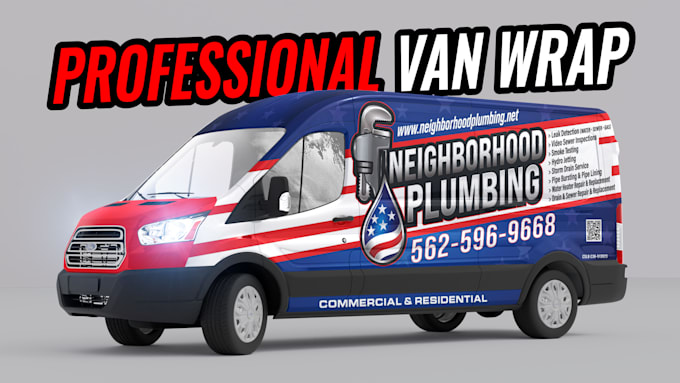 design full van wrap for business or personal use