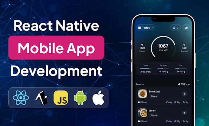 Convert your figma design into a react native mobile app by Kieran_dane ...