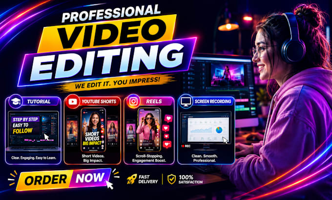 edit professional screencast videos for youtube courses