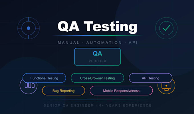 do professional manual and automation testing for your app or website