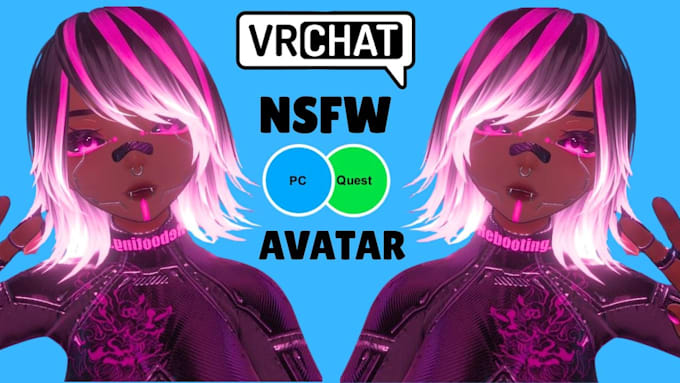 Commissione avatar vrchat, avatar anime vrc, modello 3d furry nsfw ...