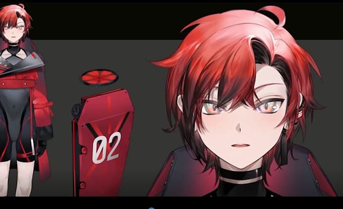 create a custom live2d vtuber model ready for streaming