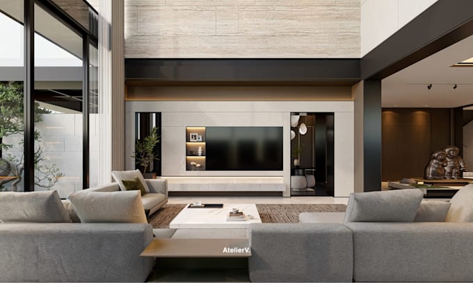 do a contemporary modern interior design