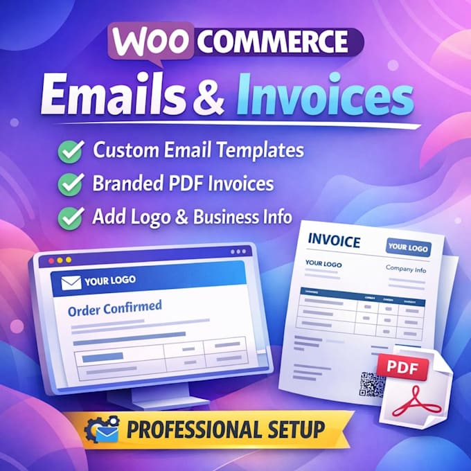 customize woocommerce emails and invoices