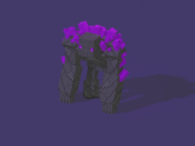 minecraft mobs, bosses, and npcs in blockbench