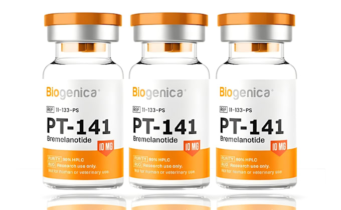 design peptide label vial label design supliful label peptide supplement label