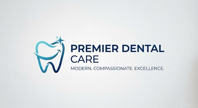 design a clean and professional dental logo