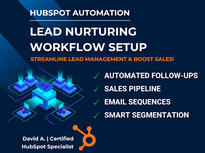 set up hubspot lead nurturing workflows and automation