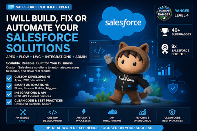 develop and customize salesforce solutions