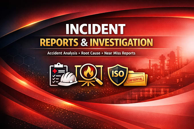 write professional incident investigation and root cause analysis reports