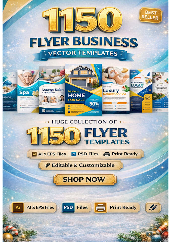 1150 flyer business editable
