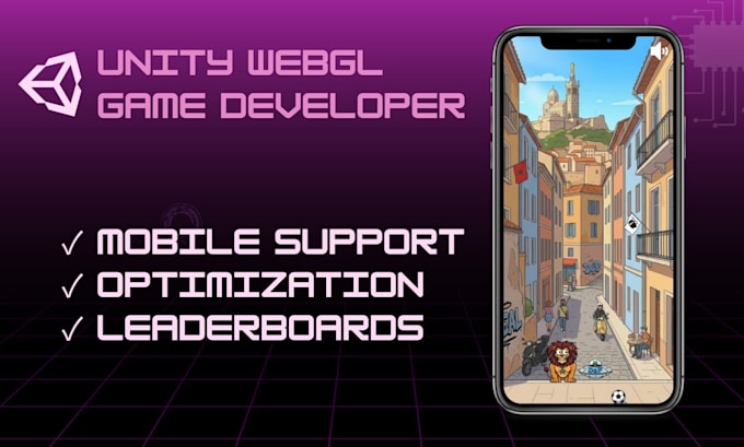develop, optimize and convert your unity webgl game