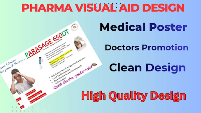 design professional pharma visual aids, medical posters