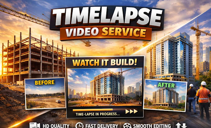 create professional construction time lapse videos for your project