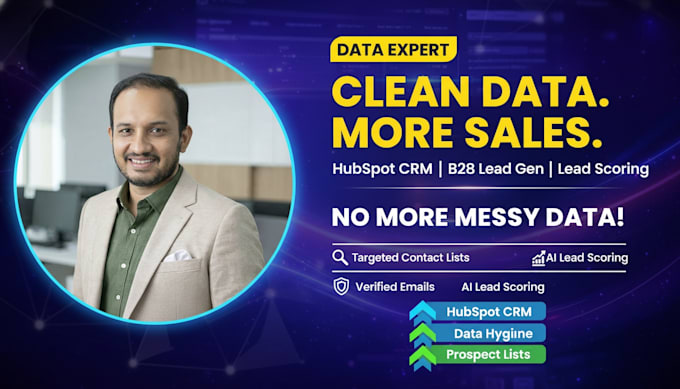 do b2b lead generation CRM data enrichment ai driven lead scoring outbound sales