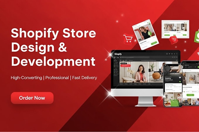 develop,design and build your shopify store or shopify website development