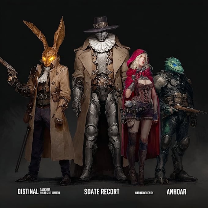 design a concept art character or object