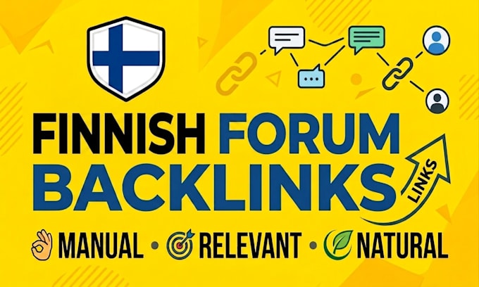 build high quality finnish forum backlinks for finland SEO
