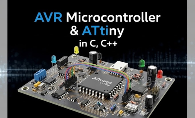 program avr atmega and attiny microcontroller programmming in c cpp  or assembly