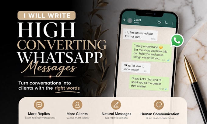 write messages that turn chats into sales