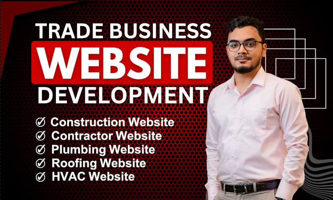 design roofing, plumbing, hvac, construction or remodeling website
