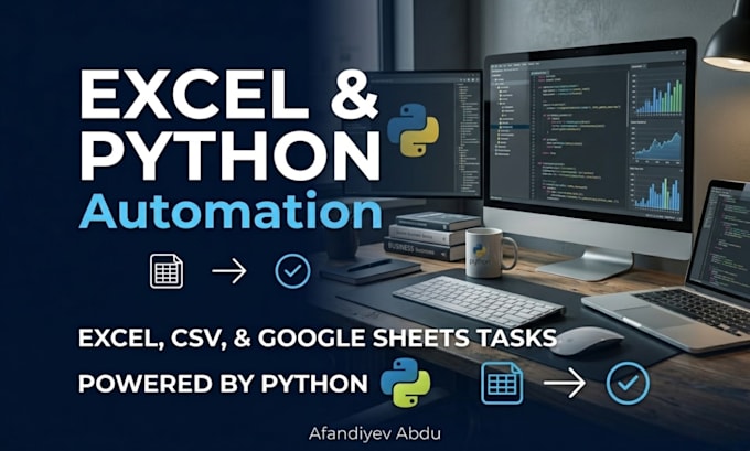 Automate your excel, csv, or google sheets tasks with python by Fbdvgjg ...