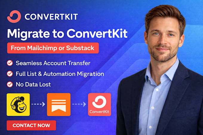 migrate to convertkit mailchimp to convertkit substack to convertkiti