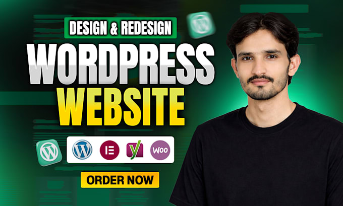 built, design or redesign wordpress business, ecommerce and develop blog website