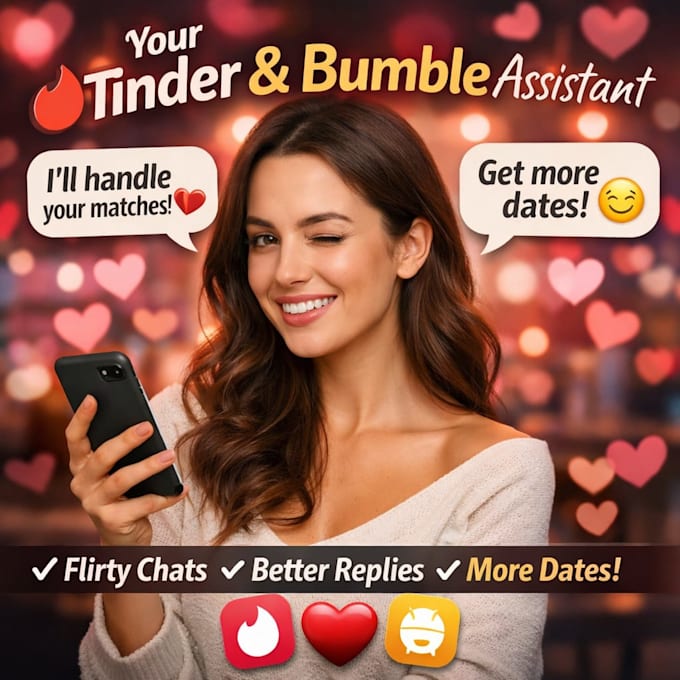 be your tinder, bumble, hinge assistant