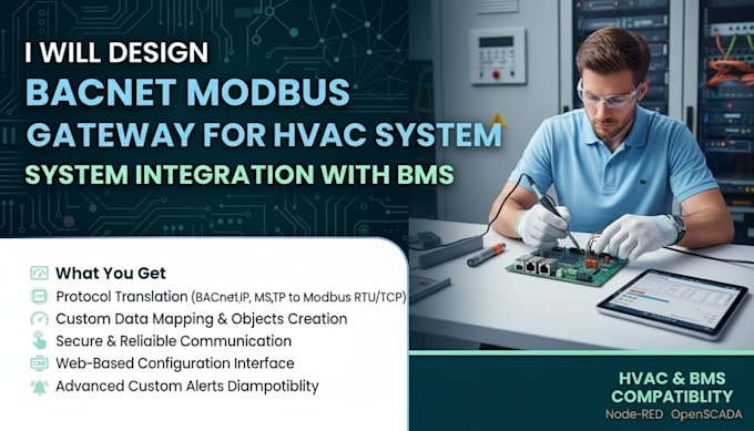 design bacnet modbus gateway for hvac system integration with bms