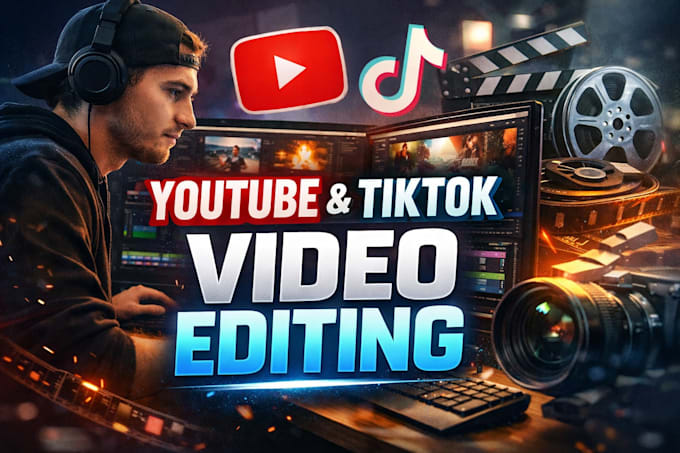 edit your video for youtube, tictok