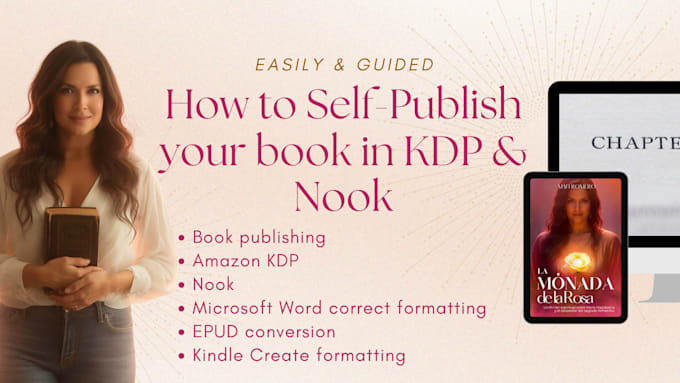 guide you to self publish your book on amazon KDP easily