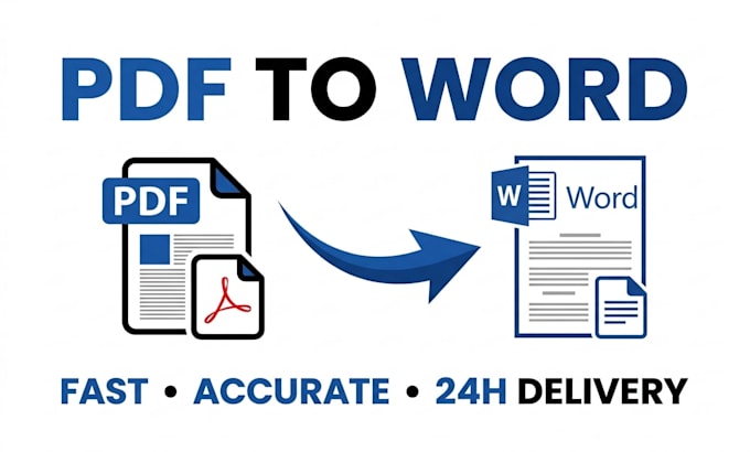 manually convert PDF to word accurately