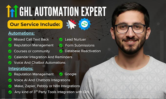 build ghl automation, CRM workflows, and API integrations