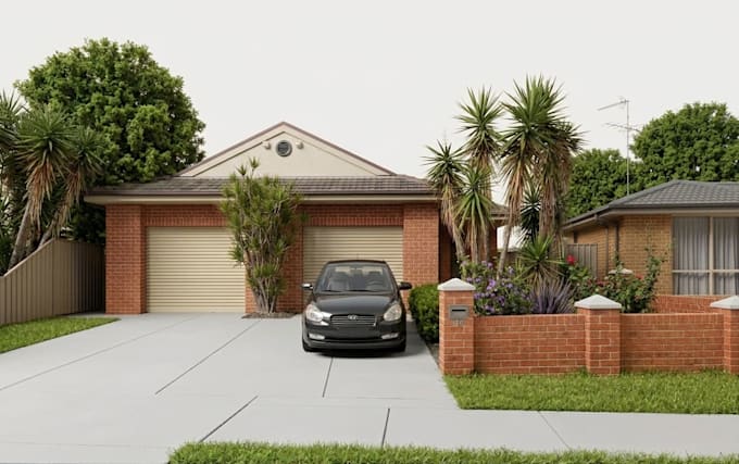 create realistic 3d exterior models and renders