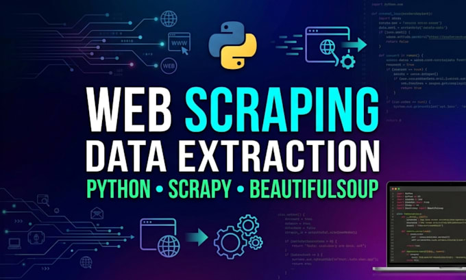 do web scraping in python with scrapy spider, selenium, octoparse or fix scraper