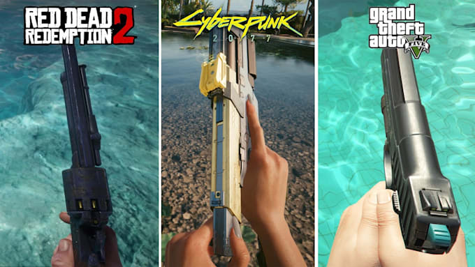 develop unique mods for cyberpunk 2077, gta 5, rdr2, and fallout 4