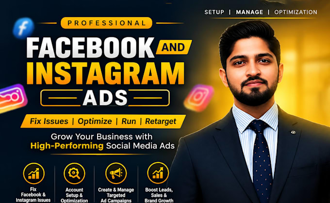 run facebook marketing with meta ads and instagram ads