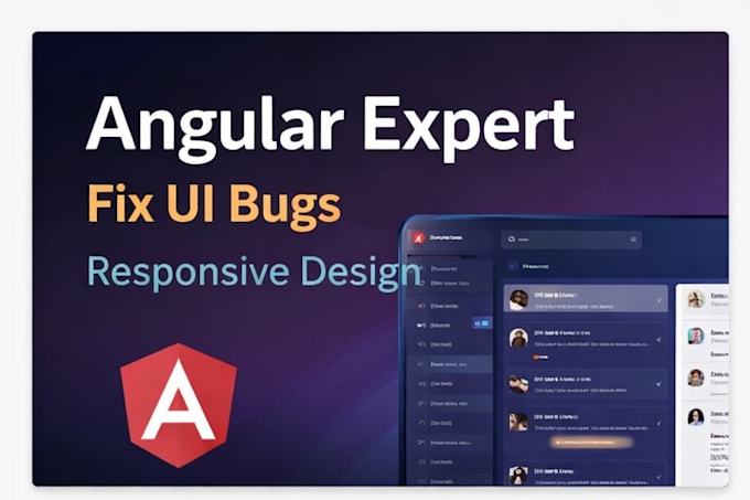 build responsive angular UI and fix frontend bugs