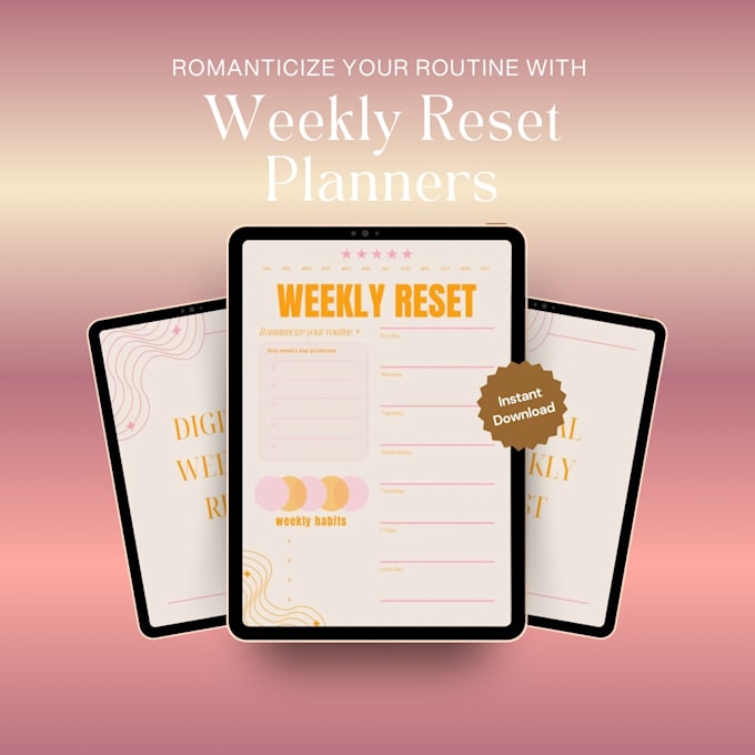 create custom functional digital planners, journals, and printable templates too