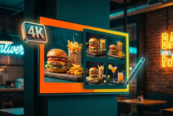 design menu board, menu tv, menu, digital menu, menu board, ,restaurant