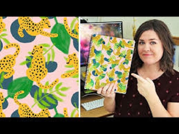 create elegant seamless pattern for textile and surface design